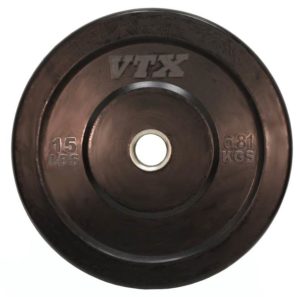 Troy VTX Solid Rubber Bumper Plate - 15Lb - VO-015SBP