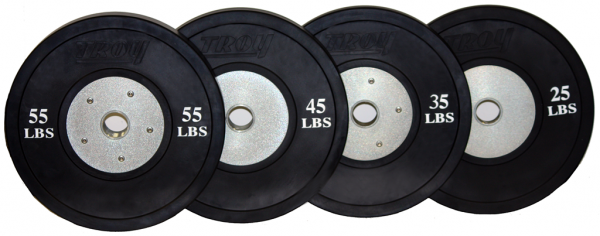 45Lb Troy Competition Black Bumper Plate - BCO-045SBPL
