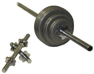 160Lb Troy USA Regular Black Threaded Weight Set - BRSS-160T