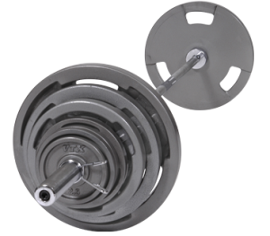 Troy Barbell GOSS-300V VTX Premium Grade Olympic 300 Pound Weight Set