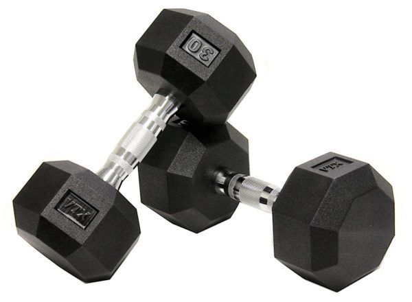 3Lb Troy VTX 8 Sided Urethane Dumbbell - SD-003U