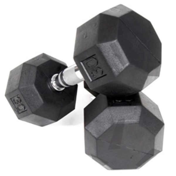 60Lb Troy VTX Rubber Coated Dumbbell - SD-060R