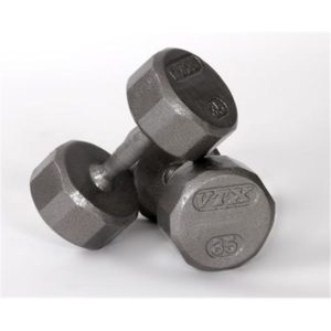 3Lb Troy VTX PRO 12-Sided Gray Dumbbell - SD-003V