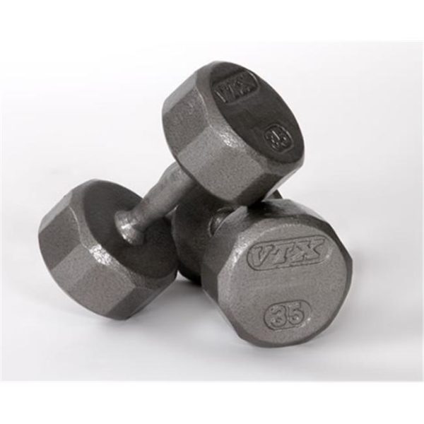 3Lb Troy VTX PRO 12-Sided Gray Dumbbell - SD-003V 3Lb Troy VTX PRO 12-Sided Gray Dumbbell - SD-003V