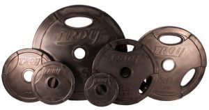 2.5Lb Troy Rubber Coated Grip O Plate - GO-002R