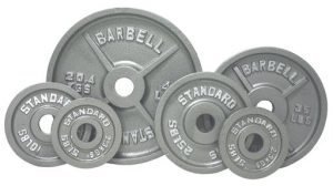 10Lb Troy USA Gray Olympic Weight Plate - O-010