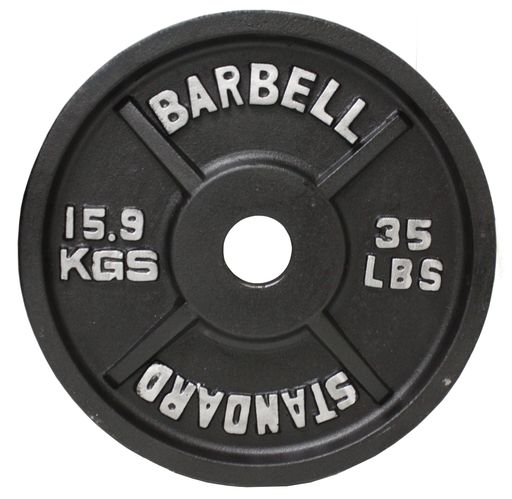 35Lb Troy USA Black 2" Olympic Plate - BO-035 35Lb Troy USA Black 2" Olympic Plate - BO-035
