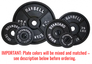 300Lb Troy USA Olympic Weight Set with Black Plates - BOSS-300B