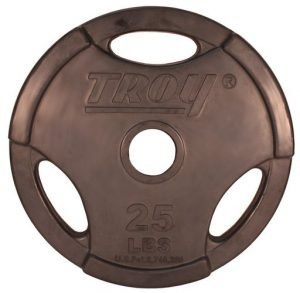 2.5Lb Troy Rubber Coated Grip O Plate - GO-002R