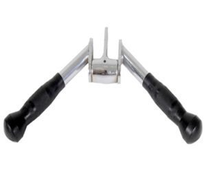 Troy VTX Triceps Pressdown V Bar with Swivel & Rubber Grips - GTVB-SR