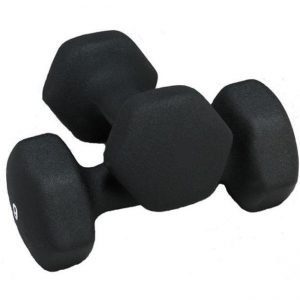 4Lb Troy USA Black Textured Dumbbells - GTD-004