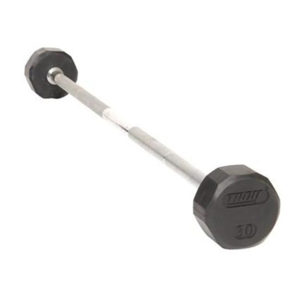 40Lb Troy Solid Rubber Straight Barbell - TSB-040R