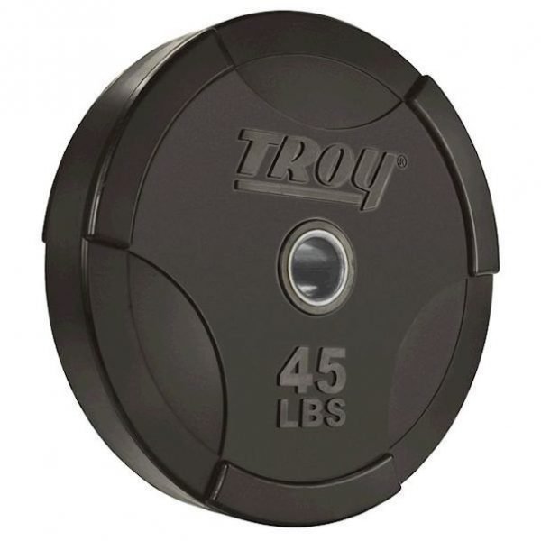 35Lb Troy Black Olympic Solid Bumper Plate Rubber - BO-035SBP 35Lb Troy Black Olympic Solid Bumper Plate Rubber - BO-035SBP