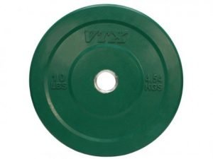 Troy VTX Green 10Lb Solid Bumper Plate - O-010SBP