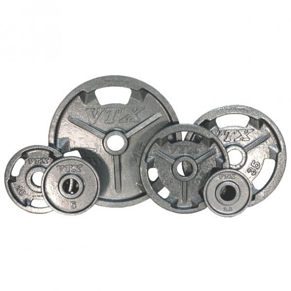 10Lb Troy VTX Gray Olympic Plate - GO-010V